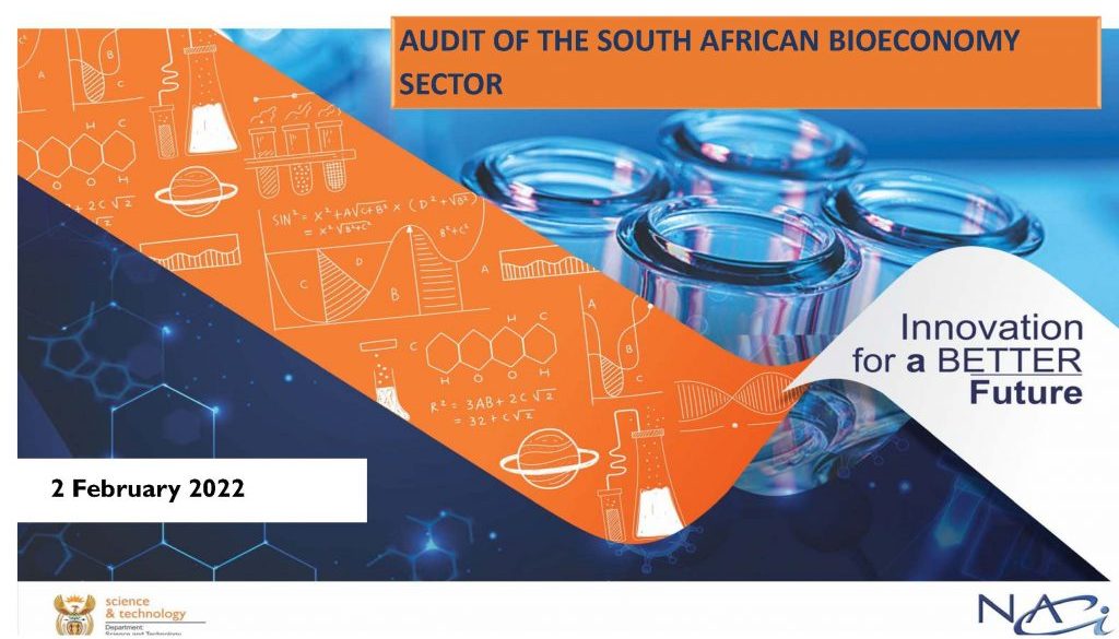 Bioeconomy Audit NACI Presentation_ - Dr Mziwandile Madikizela Bioeconomy Audit NACI Presentation_ - Dr Mziwandile Madikizela