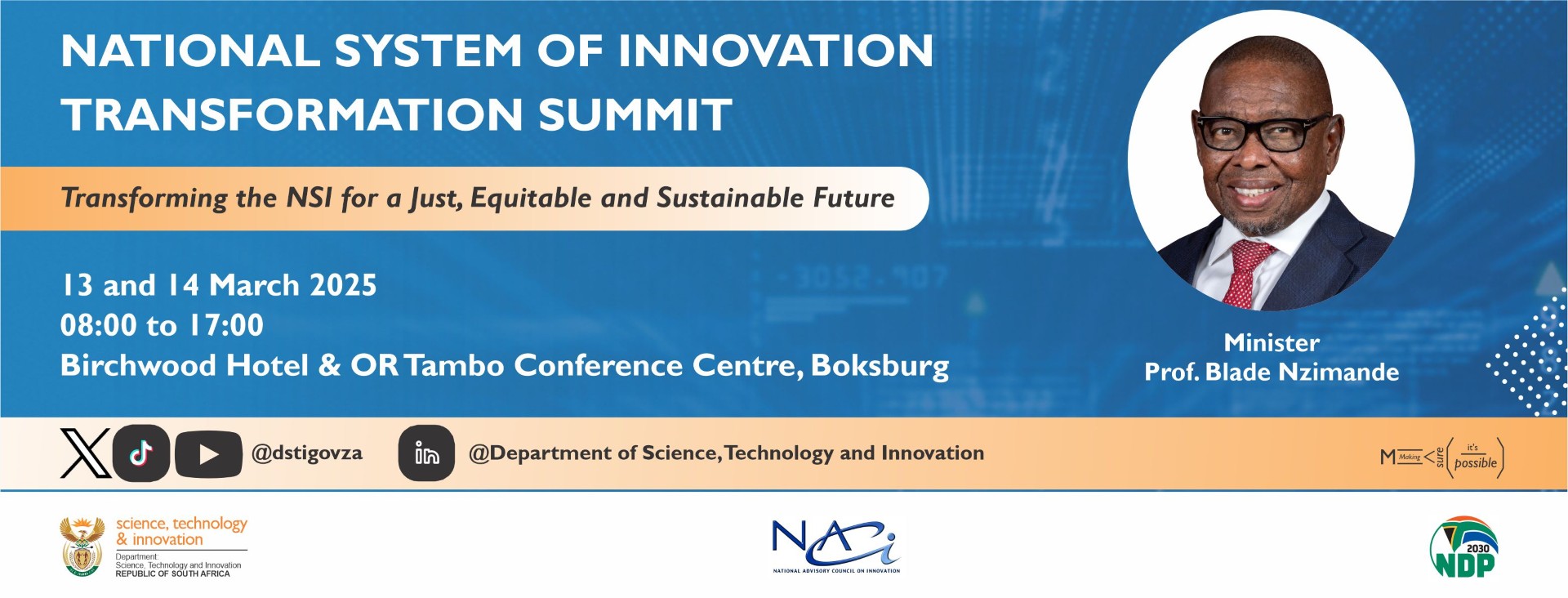 Click to Access the Programme for the NSI Summit